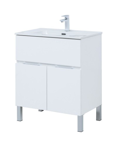Тумба под раковину Aquanet Алвита New 70 303901 Белая матовая