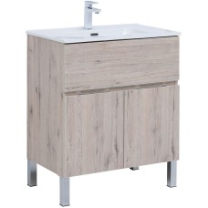 Тумба под раковину Aquanet Алвита New 70 303902 Дуб веллингтон белый