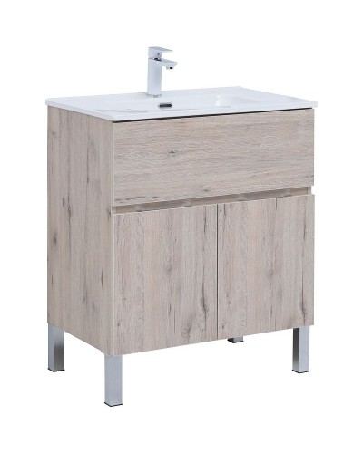 Тумба под раковину Aquanet Алвита New 70 303902 Дуб веллингтон белый