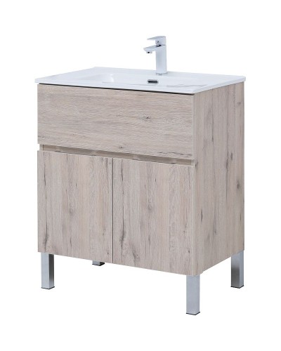 Тумба под раковину Aquanet Алвита New 70 303902 Дуб веллингтон белый