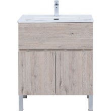 Тумба под раковину Aquanet Алвита New 70 303902 Дуб веллингтон белый