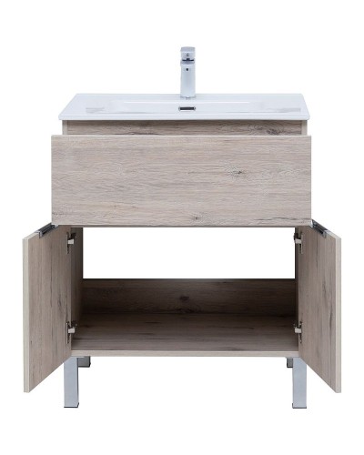 Тумба под раковину Aquanet Алвита New 70 303902 Дуб веллингтон белый