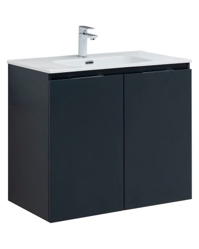 Тумба под раковину Aquanet Алвита New 80 277527 подвесная Антрацит