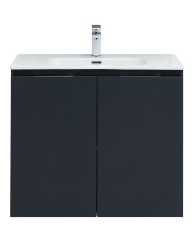Тумба под раковину Aquanet Алвита New 80 277527 подвесная Антрацит