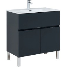 Тумба под раковину Aquanet Алвита New 80 277551 Антрацит