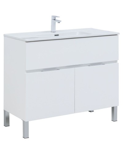 Тумба под раковину Aquanet Алвита New 100 277554 Белая матовая