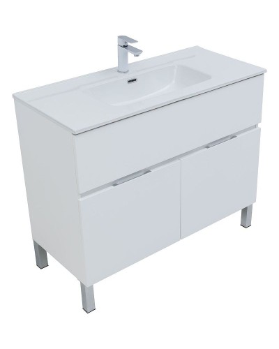Тумба под раковину Aquanet Алвита New 100 277554 Белая матовая
