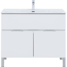 Тумба под раковину Aquanet Алвита New 100 277554 Белая матовая