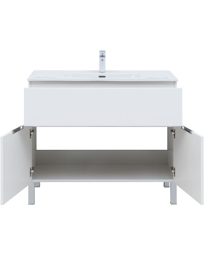 Тумба под раковину Aquanet Алвита New 100 277554 Белая матовая