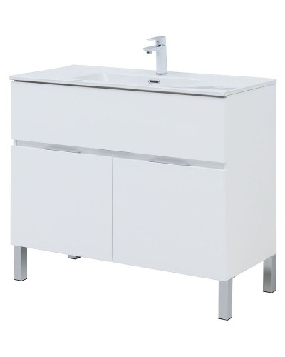 Тумба под раковину Aquanet Алвита New 100 277554 Белая матовая