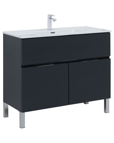 Тумба под раковину Aquanet Алвита New 100 277555 Антрацит