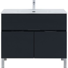 Тумба под раковину Aquanet Алвита New 100 277555 Антрацит