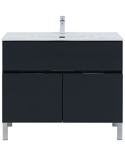 Тумба под раковину Aquanet Алвита New 100 277555 Антрацит