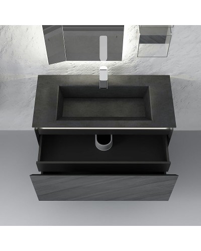 Тумба под раковину Jorno Incline 100 Inc.01.100/P/Bet/JR подвесная Бетон