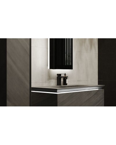 Тумба под раковину Jorno Incline 100 Inc.01.100/P/Bet/JR подвесная Бетон