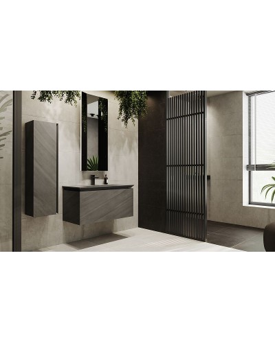 Тумба под раковину Jorno Incline 100 Inc.01.100/P/Bet/JR подвесная Бетон