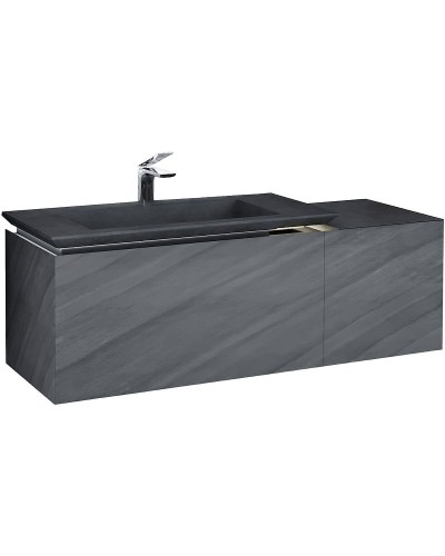 Тумба под раковину Jorno Incline 140 Inc.01.140/P/Bet/JR подвесная Бетон