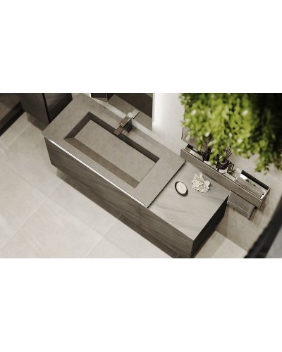 Тумба под раковину Jorno Incline 140 Inc.01.140/P/Bet/JR подвесная Бетон