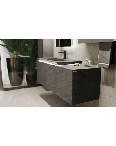 Тумба под раковину Jorno Incline 140 Inc.01.140/P/Bet/JR подвесная Бетон