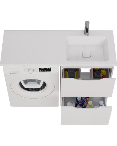 Тумба под раковину Dreja Bona 120 99.0451 Белая