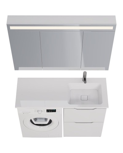 Тумба под раковину Dreja Bona 120 99.0451 Белая