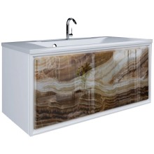 Тумба под раковину Marka One Seattle 90П У72806 подвесная Onyx