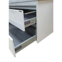 Тумба с раковиной белый глянец 89,5 см Comforty Дублин 00004147530