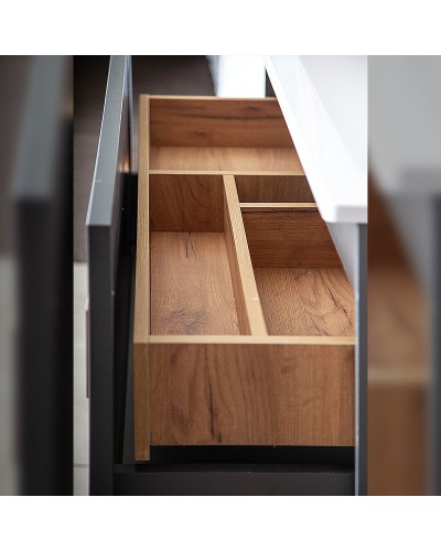 Тумба под раковину Бриклаер Берлин 70 4627125416149 подвесная Оникс серый