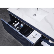 Тумба с раковиной Orans BC-1137 100 11371000 подвесная Matt deep ocean