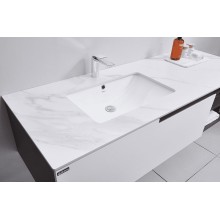 Тумба с раковиной Orans BC-1131 L 150 11311500L подвесная Matt coffee White matt