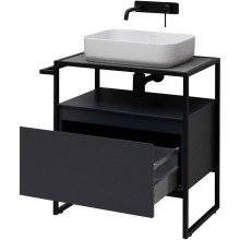 Тумба под раковину Allen Brau Priority 70 1.31001.AM Антрацит матовый