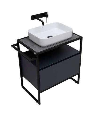 Тумба под раковину Allen Brau Priority 70 1.31001.AM Антрацит матовый