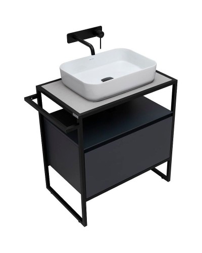 Тумба под раковину Allen Brau Priority 70 1.31001.AM Антрацит матовый