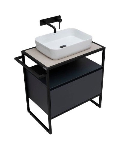 Тумба под раковину Allen Brau Priority 70 1.31001.AM Антрацит матовый