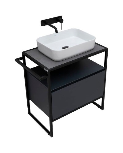 Тумба под раковину Allen Brau Priority 70 1.31001.AM Антрацит матовый