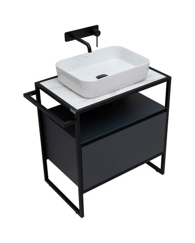 Тумба под раковину Allen Brau Priority 70 1.31001.AM Антрацит матовый