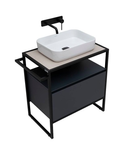 Тумба под раковину Allen Brau Priority 70 1.31001.AM Антрацит матовый