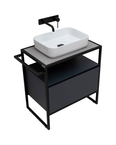 Тумба под раковину Allen Brau Priority 70 1.31001.AM Антрацит матовый