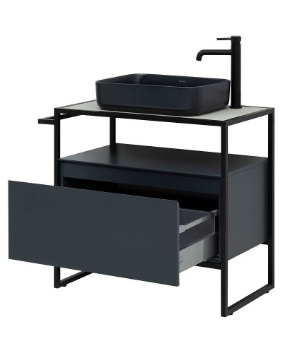 Тумба под раковину Allen Brau Priority 80 1.31002.AM Антрацит матовый