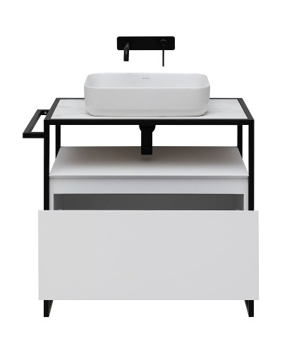 Тумба под раковину Allen Brau Priority 80 1.31002.WM Белая матовая