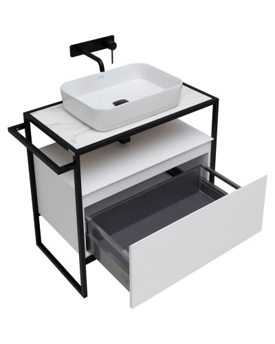 Тумба под раковину Allen Brau Priority 80 1.31002.WM Белая матовая