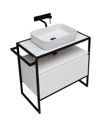 Тумба под раковину Allen Brau Priority 80 1.31002.WM Белая матовая