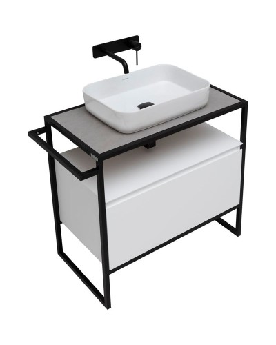 Тумба под раковину Allen Brau Priority 80 1.31002.WM Белая матовая