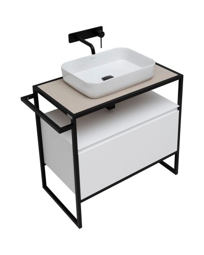 Тумба под раковину Allen Brau Priority 80 1.31002.WM Белая матовая