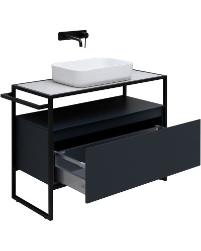 Тумба под раковину Allen Brau Priority 100 1.31003.AM Антрацит матовый