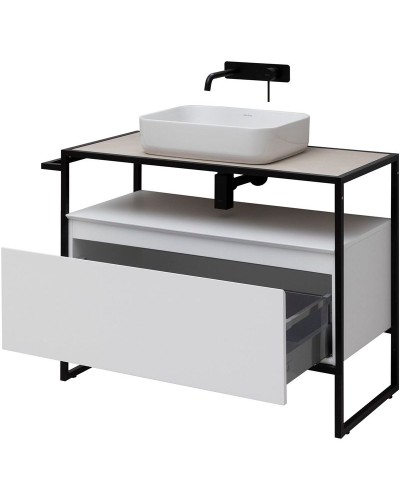 Тумба под раковину Allen Brau Priority 100 1.31003.WM Белая матовая