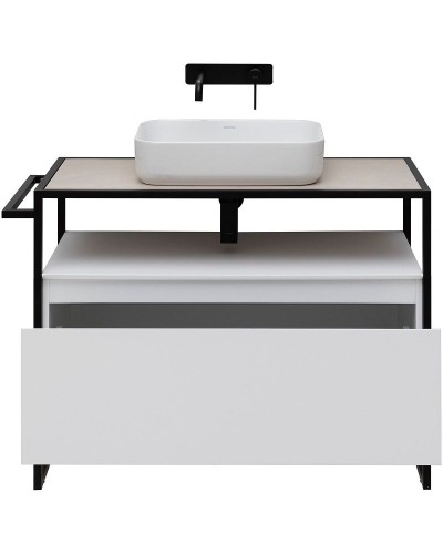 Тумба под раковину Allen Brau Priority 100 1.31003.WM Белая матовая