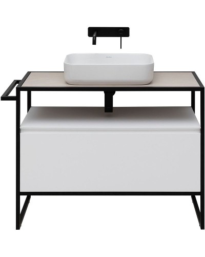 Тумба под раковину Allen Brau Priority 100 1.31003.WM Белая матовая