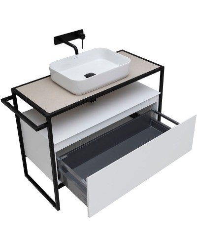 Тумба под раковину Allen Brau Priority 100 1.31003.WM Белая матовая