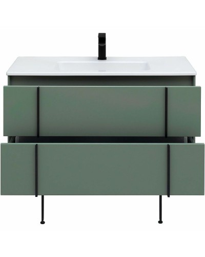 Тумба под раковину Allen Brau Reality 100 1.32007.CGM подвесная Олива матовая